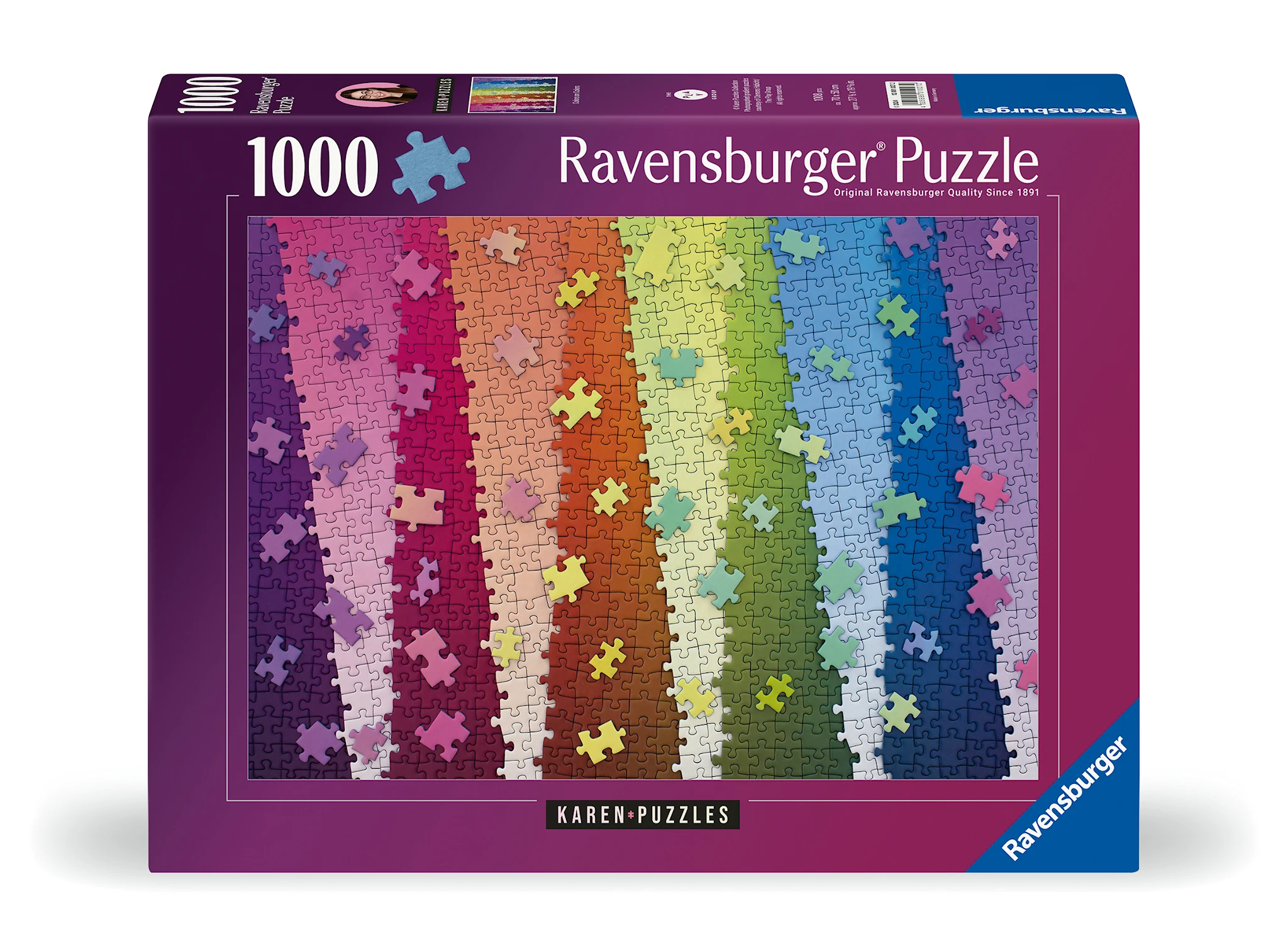 Produktbild för Pussel Colors On Colors 1000 bitar, Ravensburger