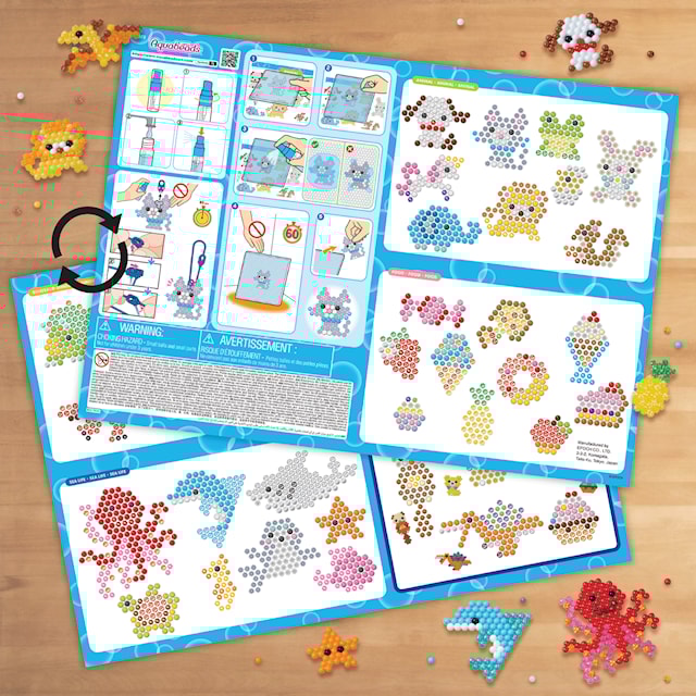 Tuotekuva 4 - Helmisetti 4 yhdessä 1900 helmeä Aquabeads