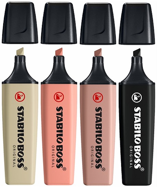 Tuotekuva 4 - STABILO BOSS ORIGINAL Nature Colors 4 kpl Version 1