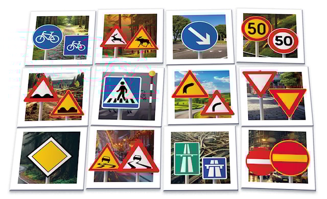 Produktbilde 2 for Memo Trafikkskilt Tactic