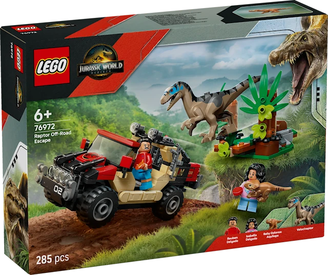 Produktbilde 1 for Raptorflukt i terrengbil LEGO® Jurassic World (76972)