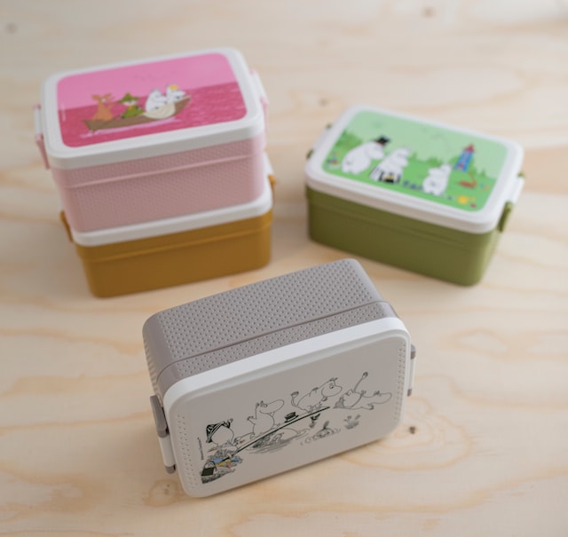 Produktbild 3 för Lunchlåda/Matlåda Grå Mumin