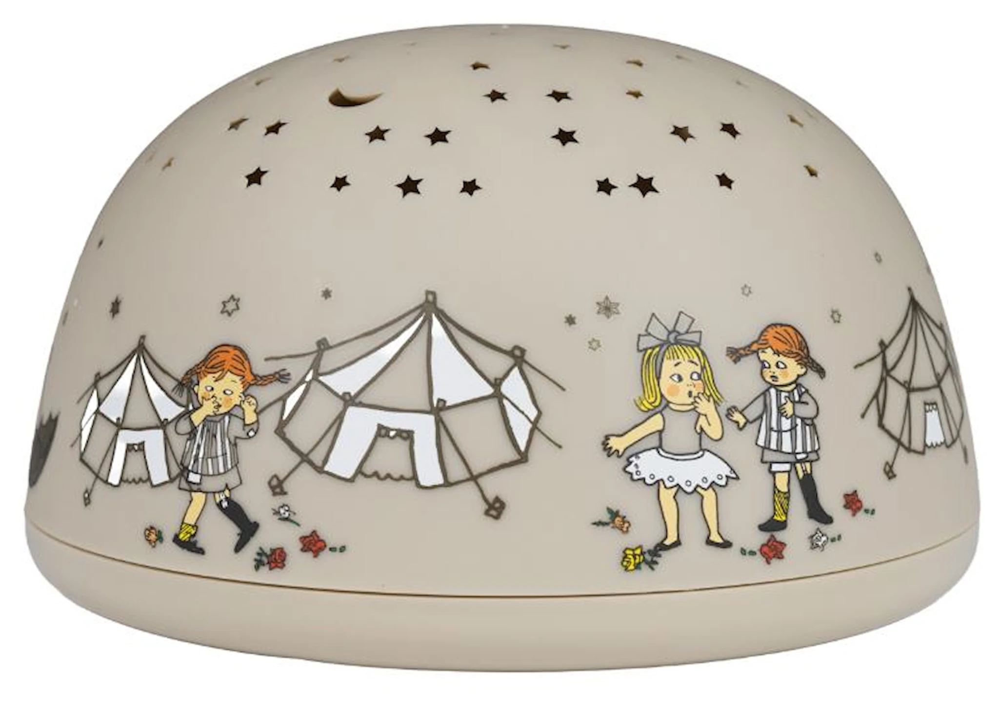 Produktbilde for Pippi Langstrømpe Nattlampe med stjernehimmel og musikk Rätt Start