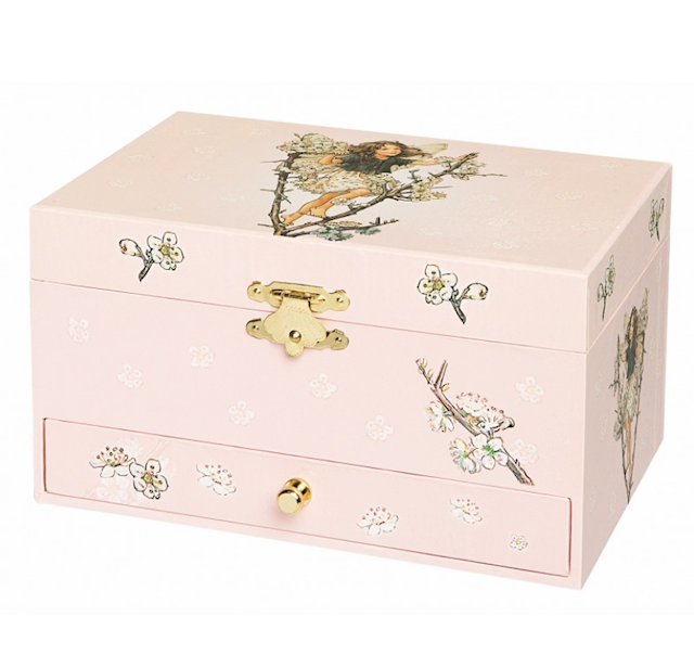 Produktbild 2 för Smyckeskrin Fairy Cherry Glow In The Dark Flower Fairies Trousselier