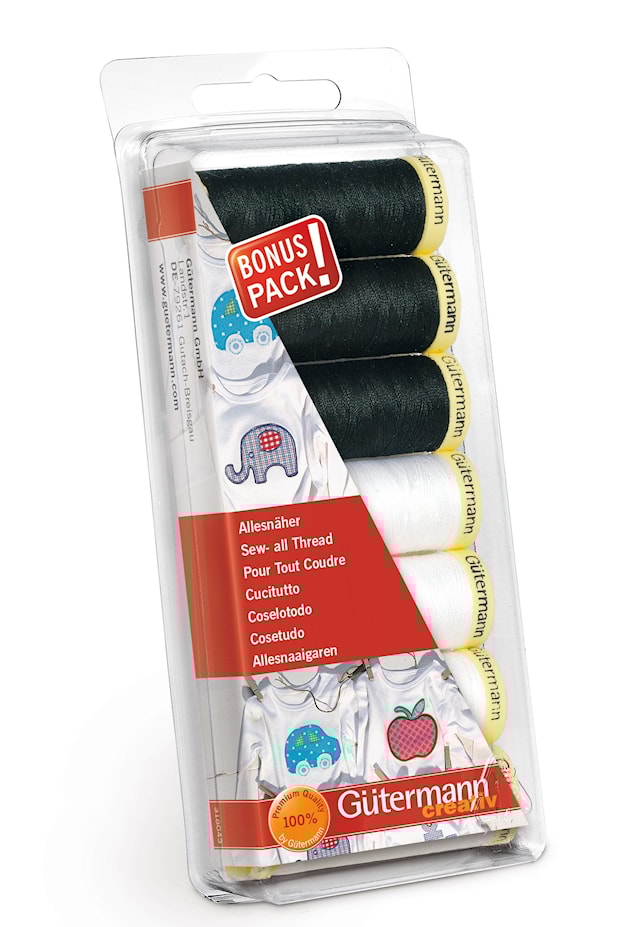 Trådset "Alla Tygers tråd" 100 M 7 rullar Gütermann