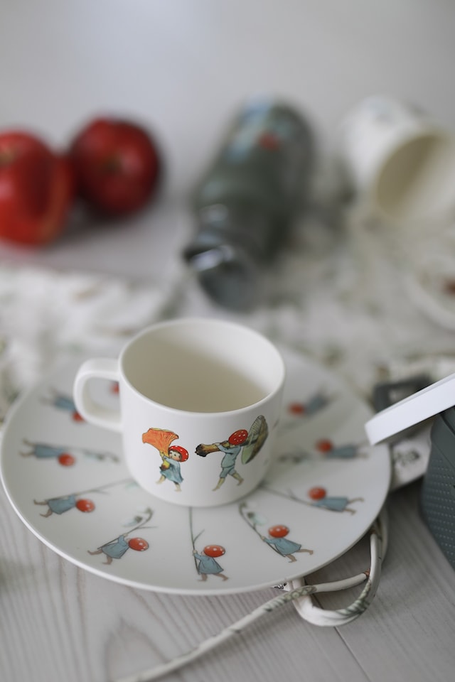 Produktbild 3 för Elsa Beskow Tomtebobarnen Mugg med handtag Rätt Start