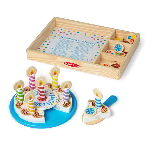 Produktbilde 1 for Bursdagskake i tre Melissa & Doug