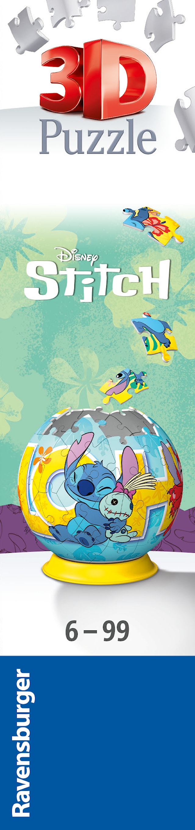 Tuotekuva 6 - Disney Stitch 3D Puzzle 72 osaa, Ravensburger