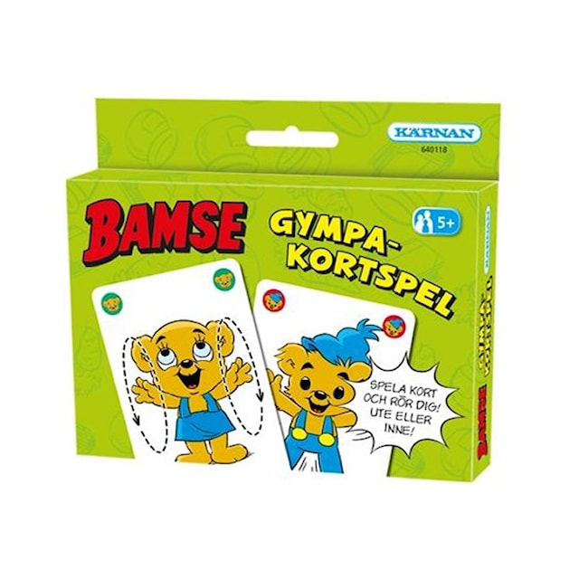 Produktbild 1 för Bamse Gympakortspel (SE)