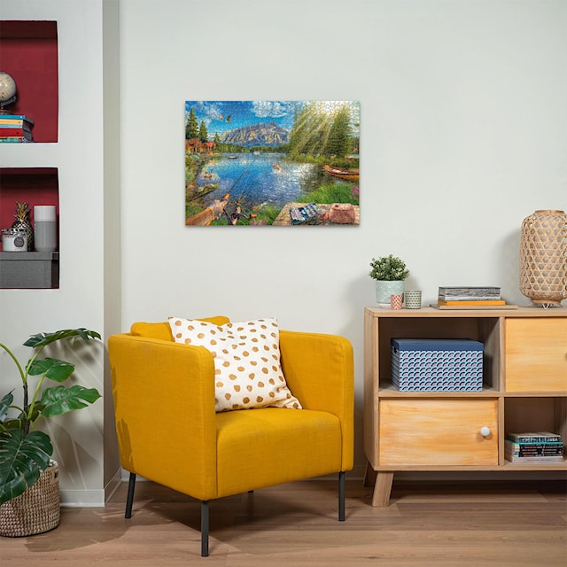 Produktbilde 2 for Puslespill Life At The Lake 1000 brikker, Ravensburger