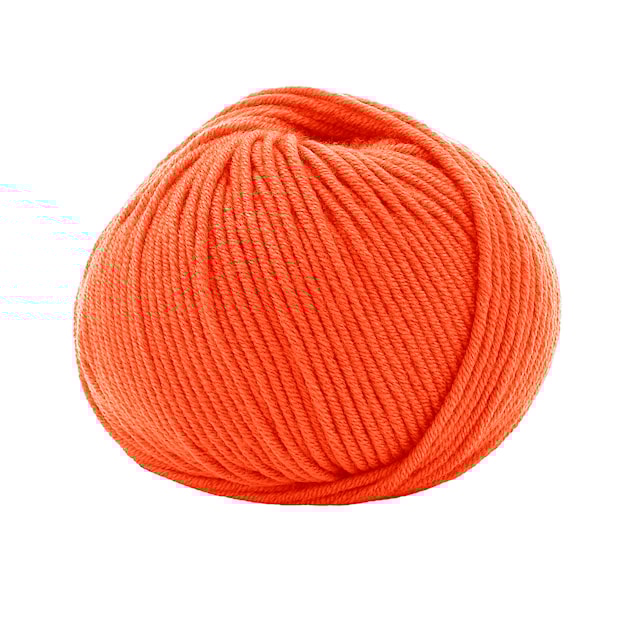 Maxi Soft Merinovilla 50 g Arancio/Arsie' 14644 Lana Gatto