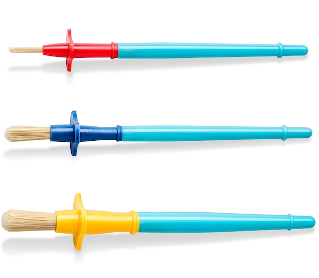 Tuotekuva 1 - Lasten siveltimet pienimmille 2-vuotiaille, 3-pack, Noris Junior Staedtler