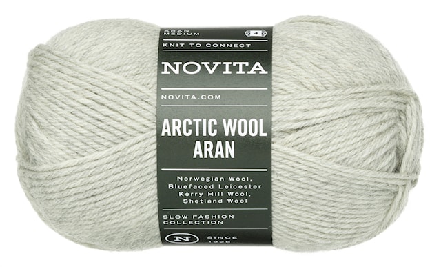 Artic Wool Aran villalanka 100 gr Tuulenvire 443 Novita
