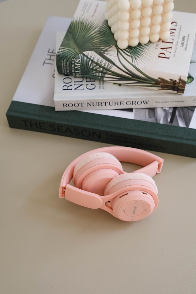 Produktbild 2 för Trådlösa Hörlurar Lalarma Rosa