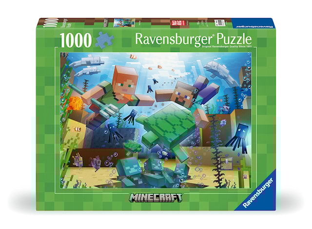 Produktbild 1 för Pussel Minecraft Mosaic 1000 bitar, Ravensburger