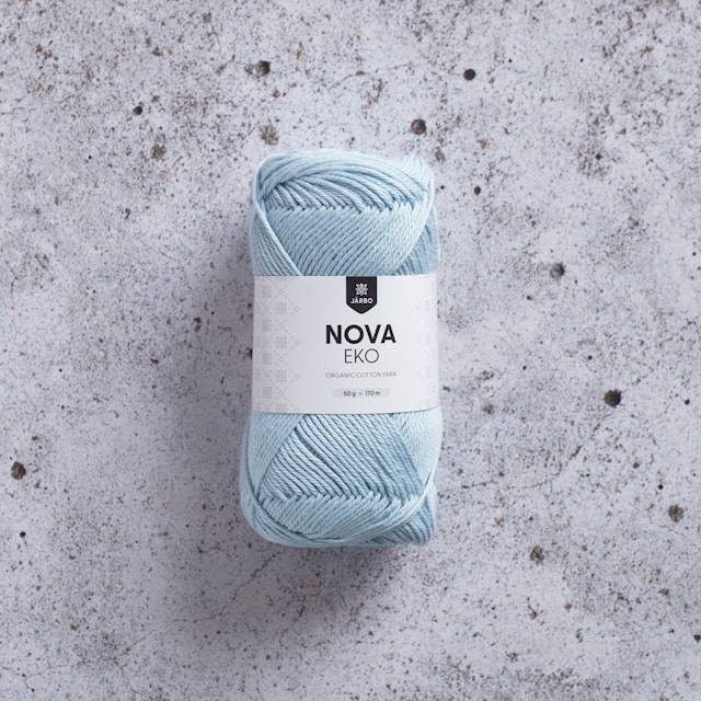 Nova Eko Cotton 50 g Baby Blue Järbo