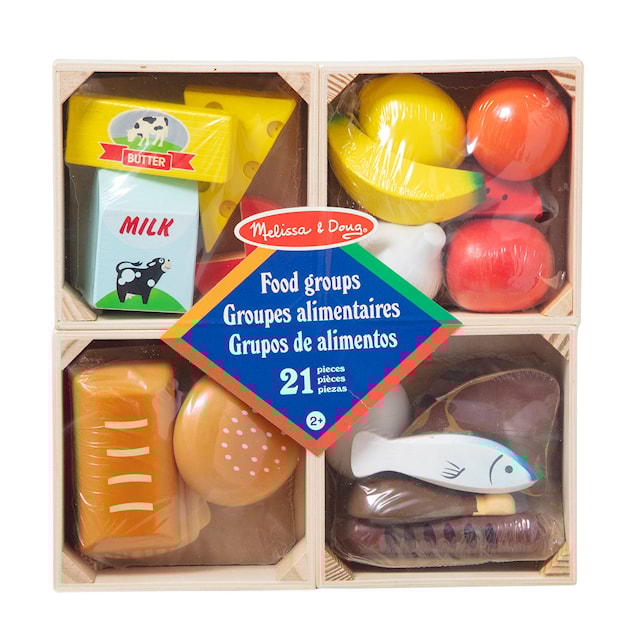 Tuotekuva 2 - Leikkiruoka Puiset ruokakorit Melissa & Doug