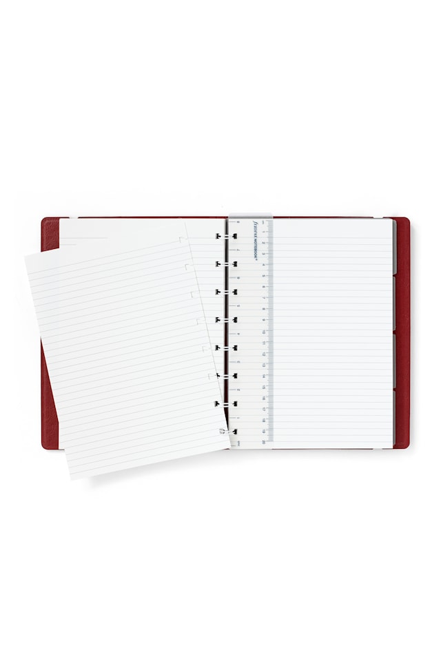Produktbilde 3 for Notatbok A5 Linjert Burgundy Filofax