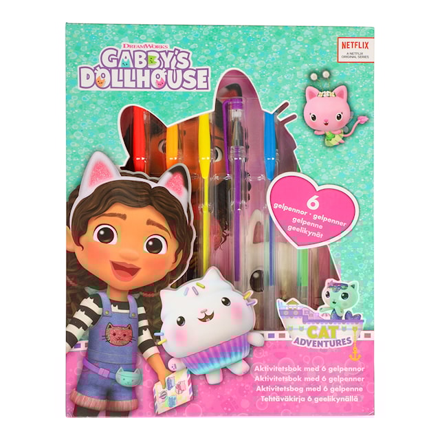 Tuotekuva 1 - Gabbys Dollhouse Aktiviteettikirja geelikynillä