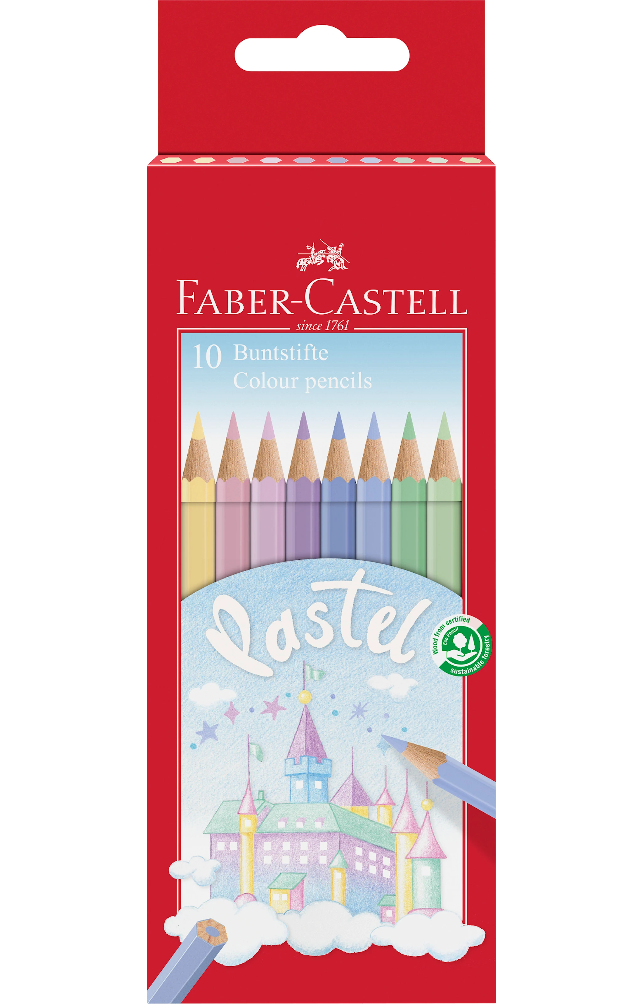 Tuotekuva ille Värikynät Pastellisävyt 10-pack Faber Castell
