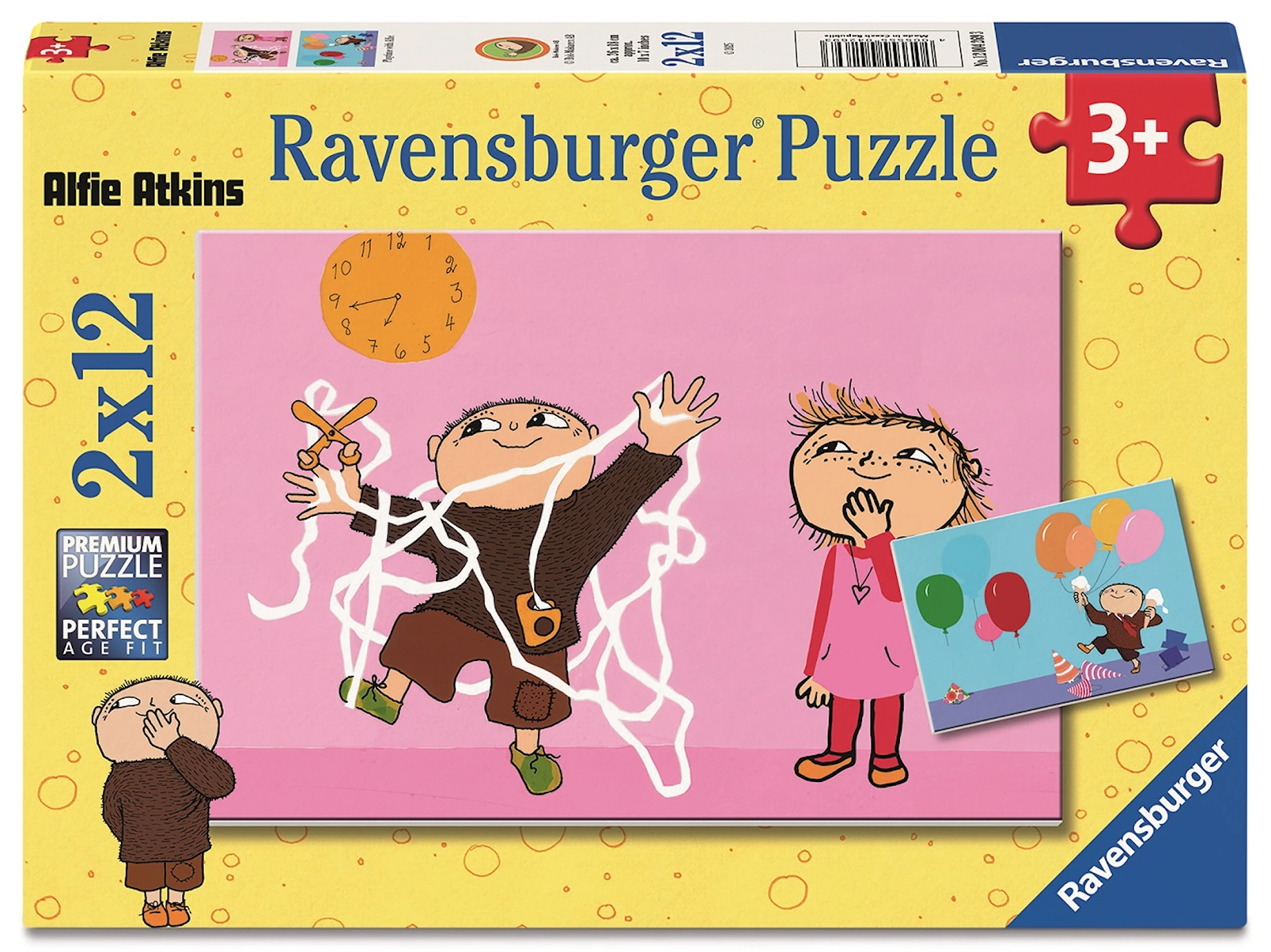 Produktbild för Alfons Aberg Pussel 2x12 Bitar, Ravenburger