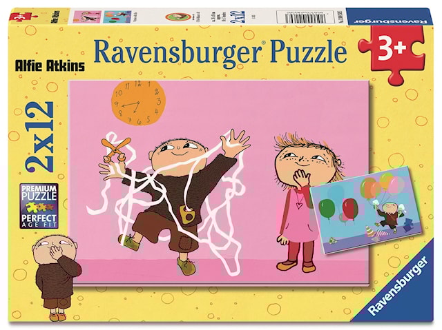 Produktbild 1 för Alfons Aberg Pussel 2x12 Bitar, Ravenburger