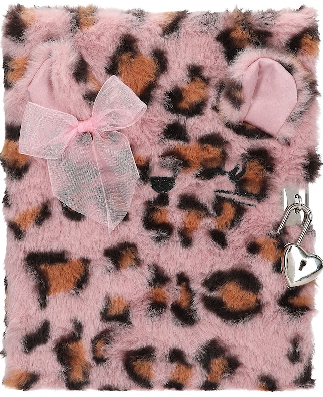 Produktbilde 1 for TOPModel Dagbok Fluffy med hjertelås, rosa