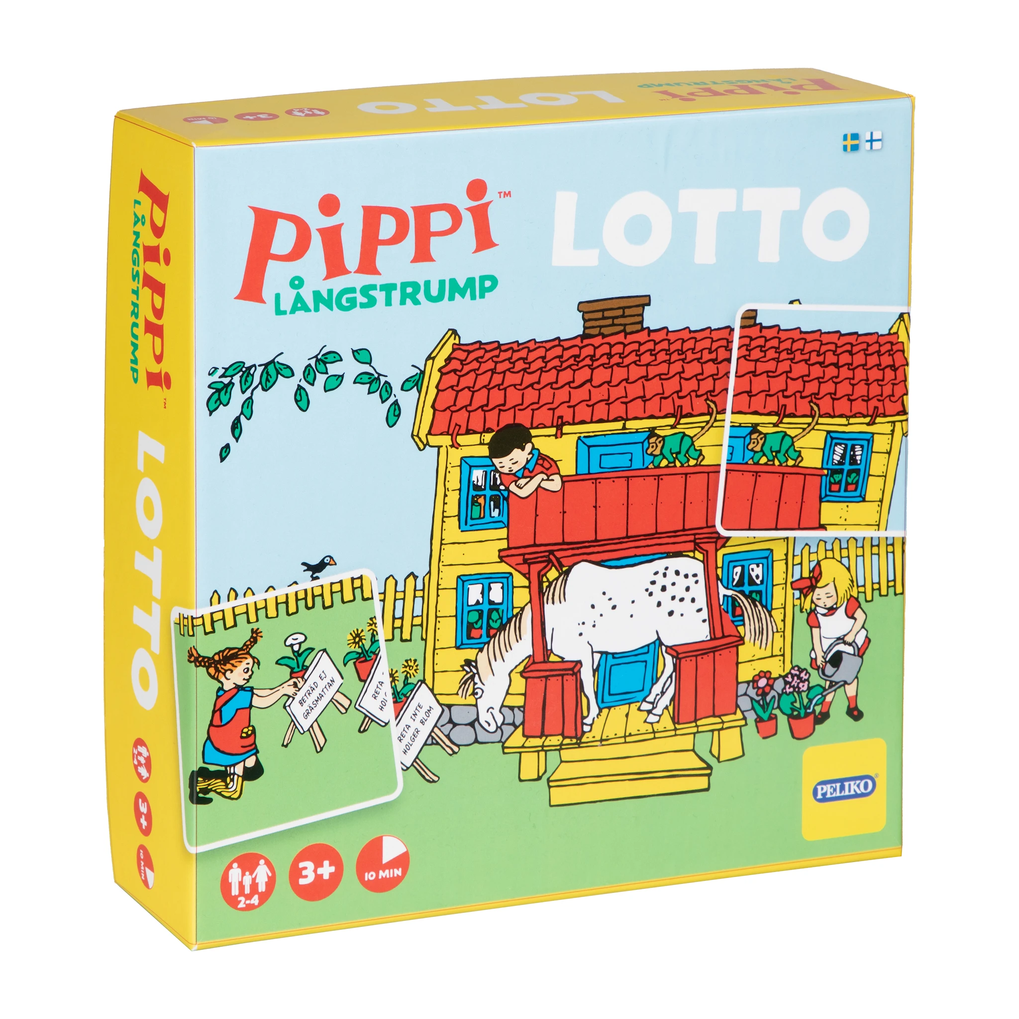 Tuotekuva ille Peppi Pitkätossu Lotto (SE/FI) Peliko