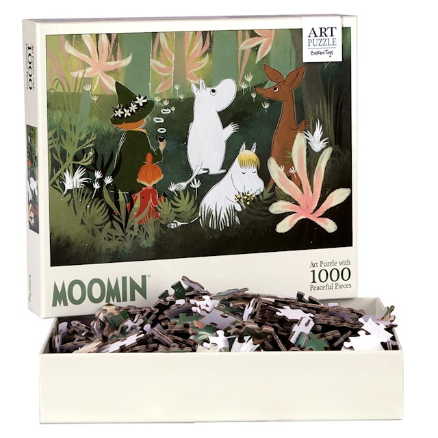 Moomin Art Green Pussel 1000 bitar