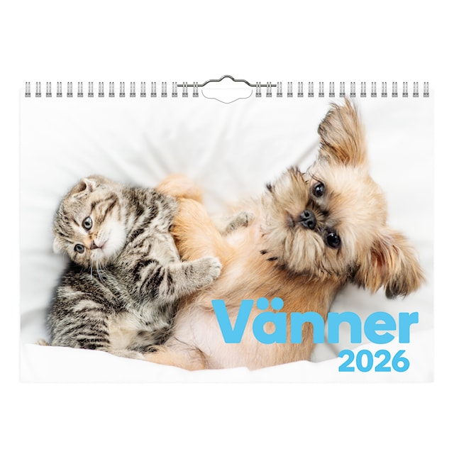 Produktbild 1 för Väggkalender Vänner 2026