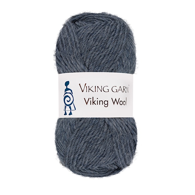 Viking Wool Garn 50 g Jeansblå 527 Viking Garn