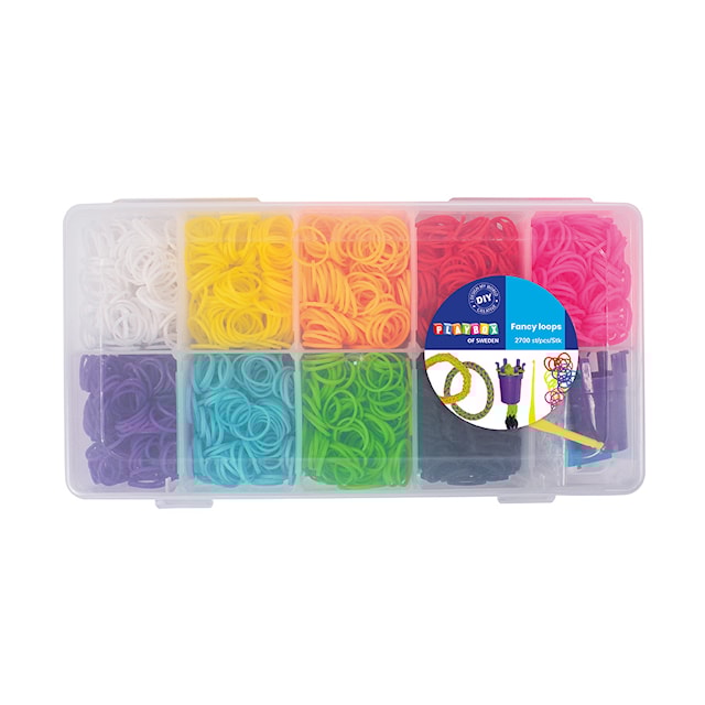 Tuotekuva 4 - Loom bands lajiteltu 2700pcs Playbox