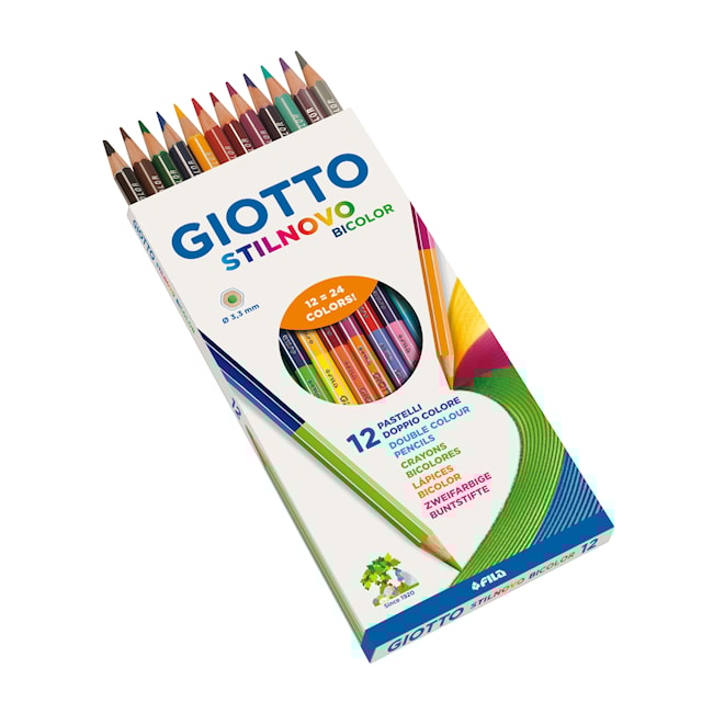 Tuotekuva 4 - Giotto Stilnovo Bicolor Värikynät, 12 kpl