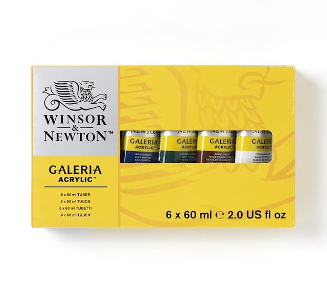 Tuotekuva 1 - Akryylimaali Galeria 6x60 ml Sarja Winsor & Newton