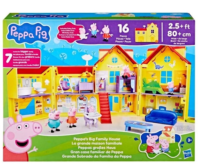 Produktbild 3 för Familjens Stora Hus Lekset med Figurer Greta Gris