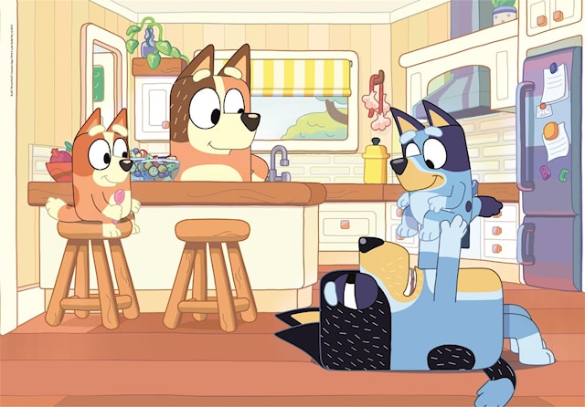 Produktbild 2 för Pussel 104 bitar Bluey, Clementoni