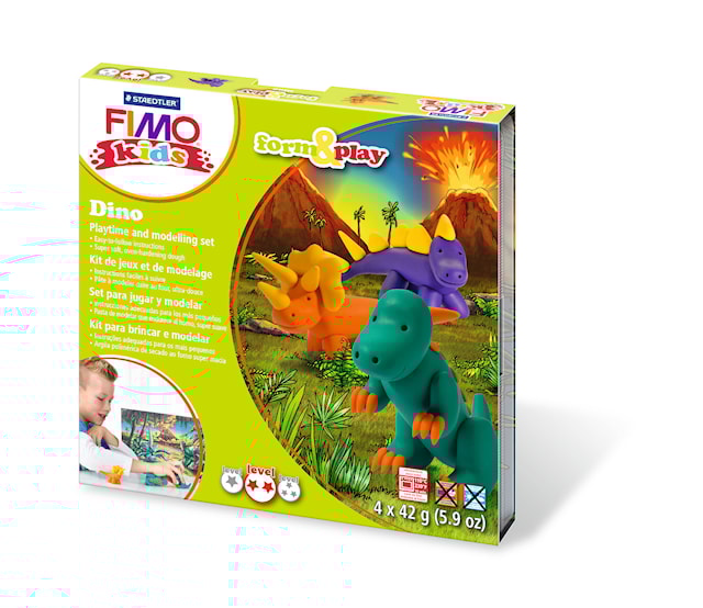 Produktbilde 2 for FIMO Kids Modelleringsmasse Dinosaur Staedtler