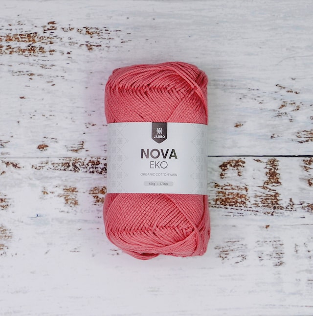 Nova Eko Cotton 50 g Coral Järbo