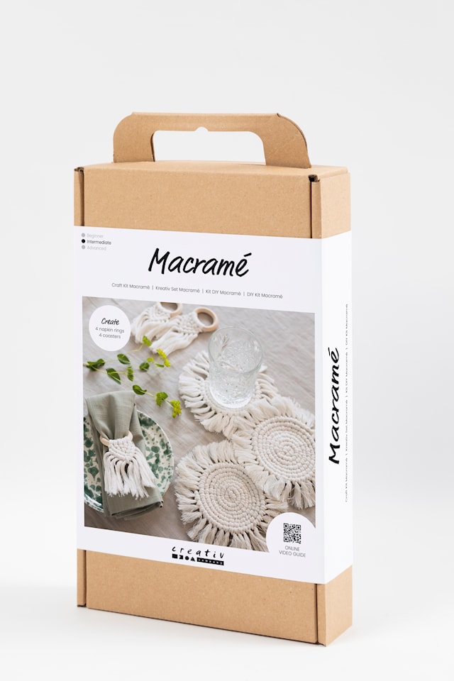 Produktbild 6 för DIY Makramé Bordsdekorationer Off-white Creativ Company