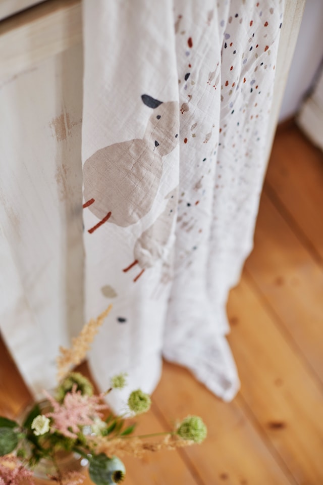 Produktbilde 4 for Babyteppe 80x80 cm Tiny Farmer Speckles Lässig 3-Pack