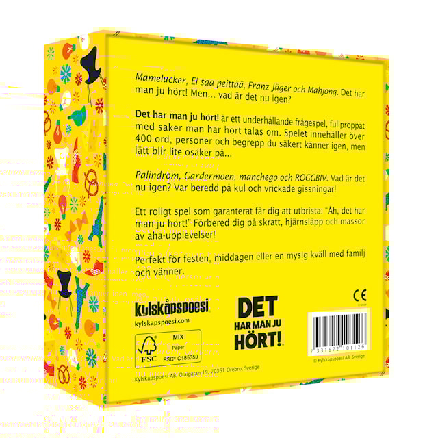 Produktbild 2 för Det har man ju hört Kylskåpspoesi (SE)