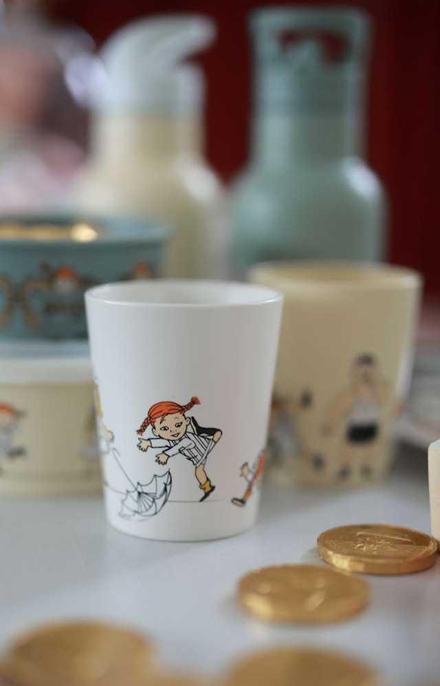 Produktbilde 2 for Pippi Sirkus Tumblerkopp Gul Rätt Start