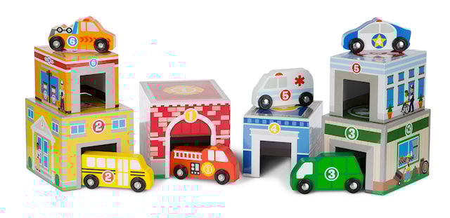 Tuotekuva 3 - Nesting & Sorting Buildings & Vehicles, Melissa & Doug