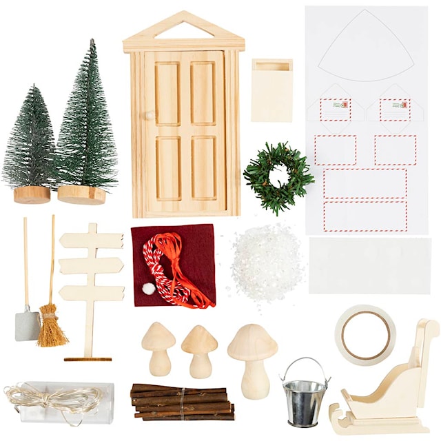 Produktbilde 3 for Kreativt Sett Nissens Dør