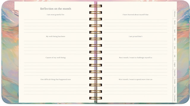 Produktbild 2 för Kalender 2026 Dream & Do Swirl Burde