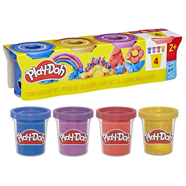 Produktbild 1 för Specialty Compound 4 Pack Metallic Play-Doh