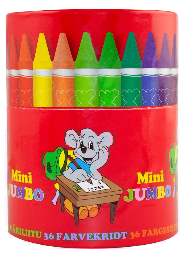 Produktbilde 1 for Voksstifter Mini Jumbo i boks 36-p Sense