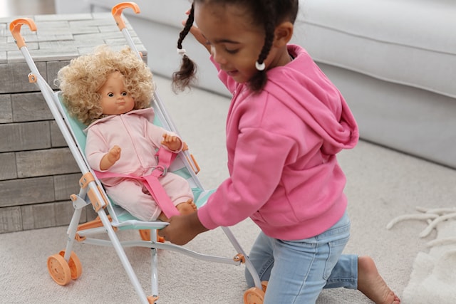 Tuotekuva 4 - Bluey Nukkevaunu Sulky Micki