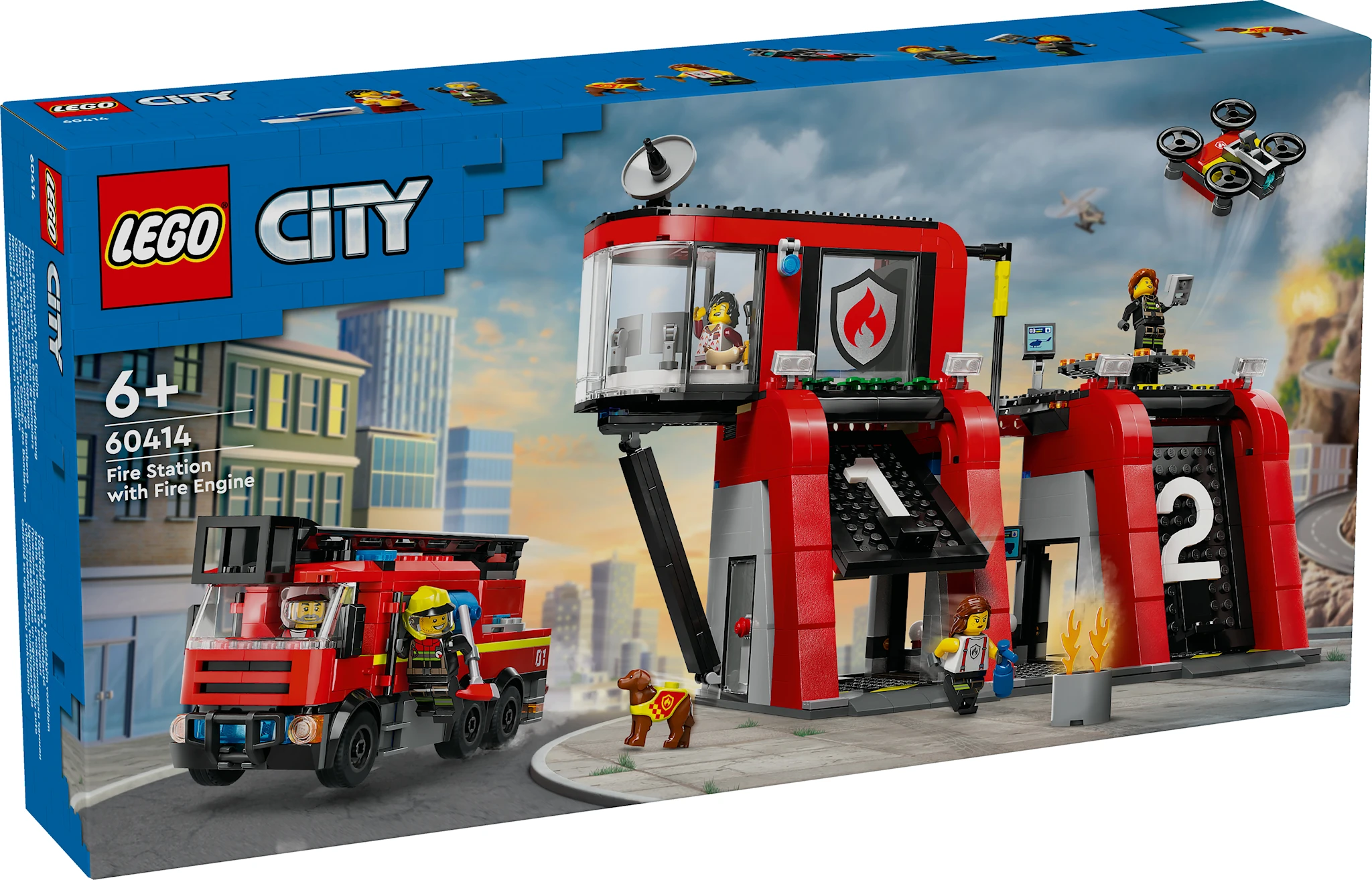 Tuotekuva ille Paloasema ja paloauto LEGO® City (60414)