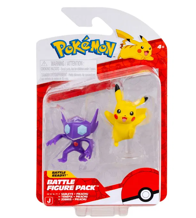 Produktbilde 2 for Figursett 2-pakning Sableye/Pikachu Pokémon